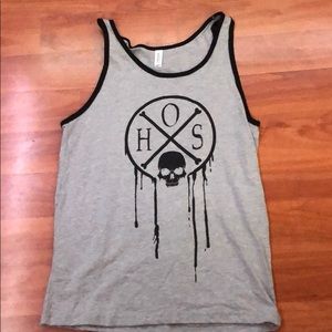 DISNEY bella-canvas pirate tank top size small